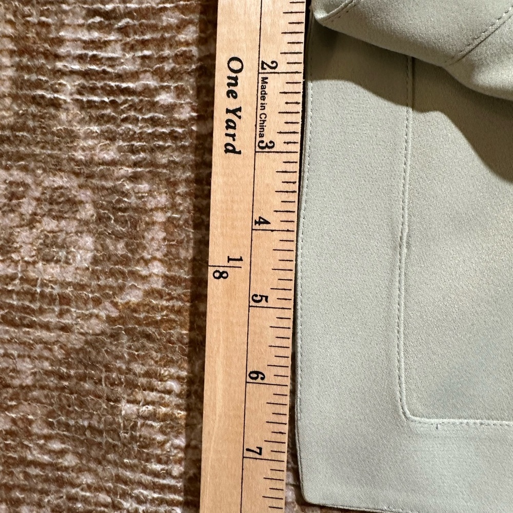 Akris for Saks Fifth Avenue Sage Green Long Sleeve Dress - Picture 13 of 16